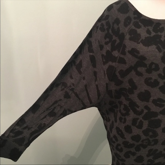 Enti grey leopard print sweater - Picture 2 of 5